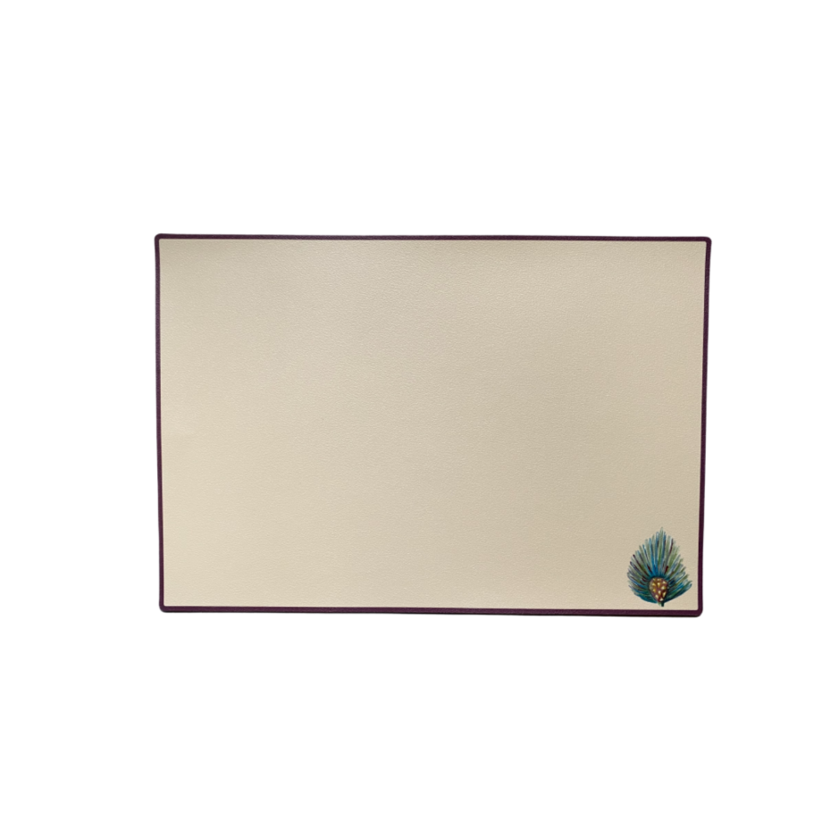 Placemat blauwe bloem