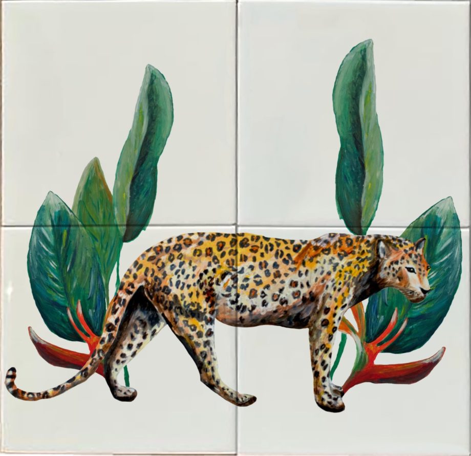 Tegeltableau Panter - Image 2