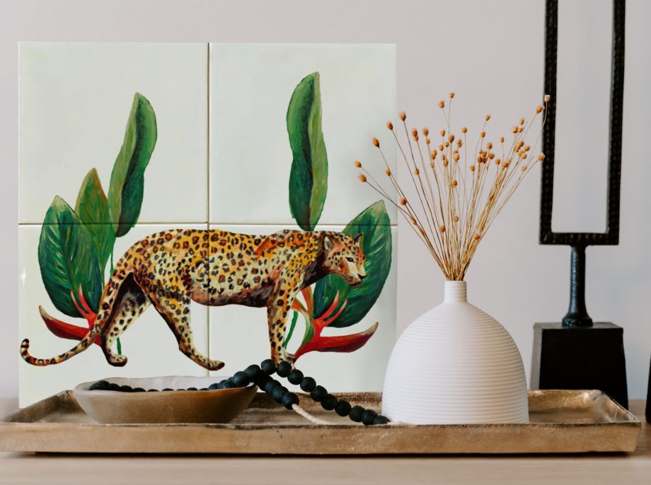 Tegeltableau Panter